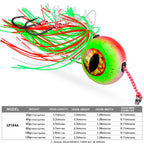 Jig Head con Falda de Pulpo y Assist Hook