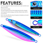 Jig Metálico Luminoso – 40–120 g