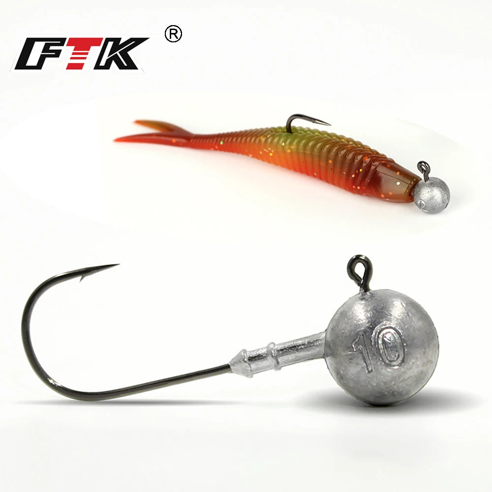 Cabezas Plomadas Jig Head – 1,75–120 g (10 uds.)