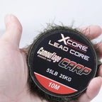Línea Leadcore Camuflaje para Carpfishing – 10 m / 45–55 lb
