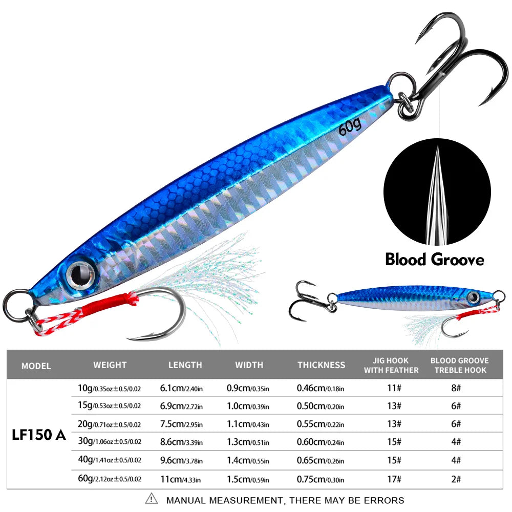 LF150 – Jig Metálico para Depredadores