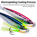 Jig Metálico Slow Sinking con Spinner