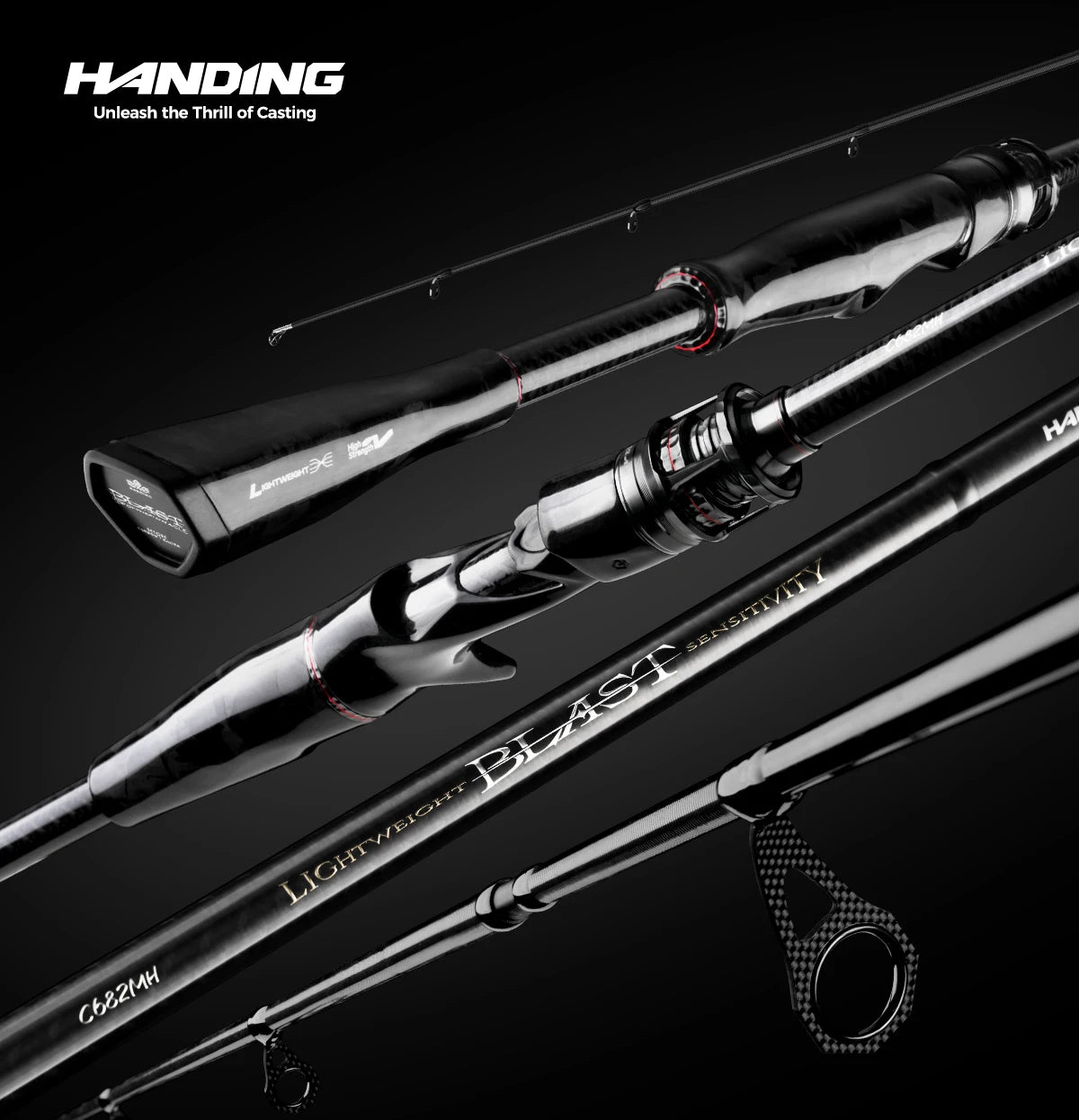 HANDING Blast – Caña Spinning/Casting T1100 Fuji