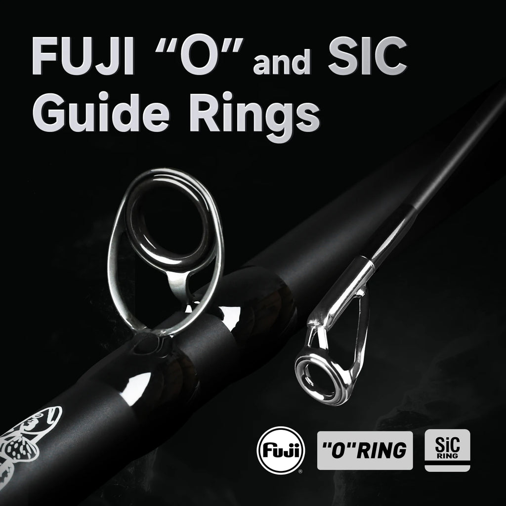 HANDING Black Beaver II – Caña Casting Fuji