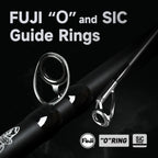 HANDING Black Beaver II – Caña Casting Fuji