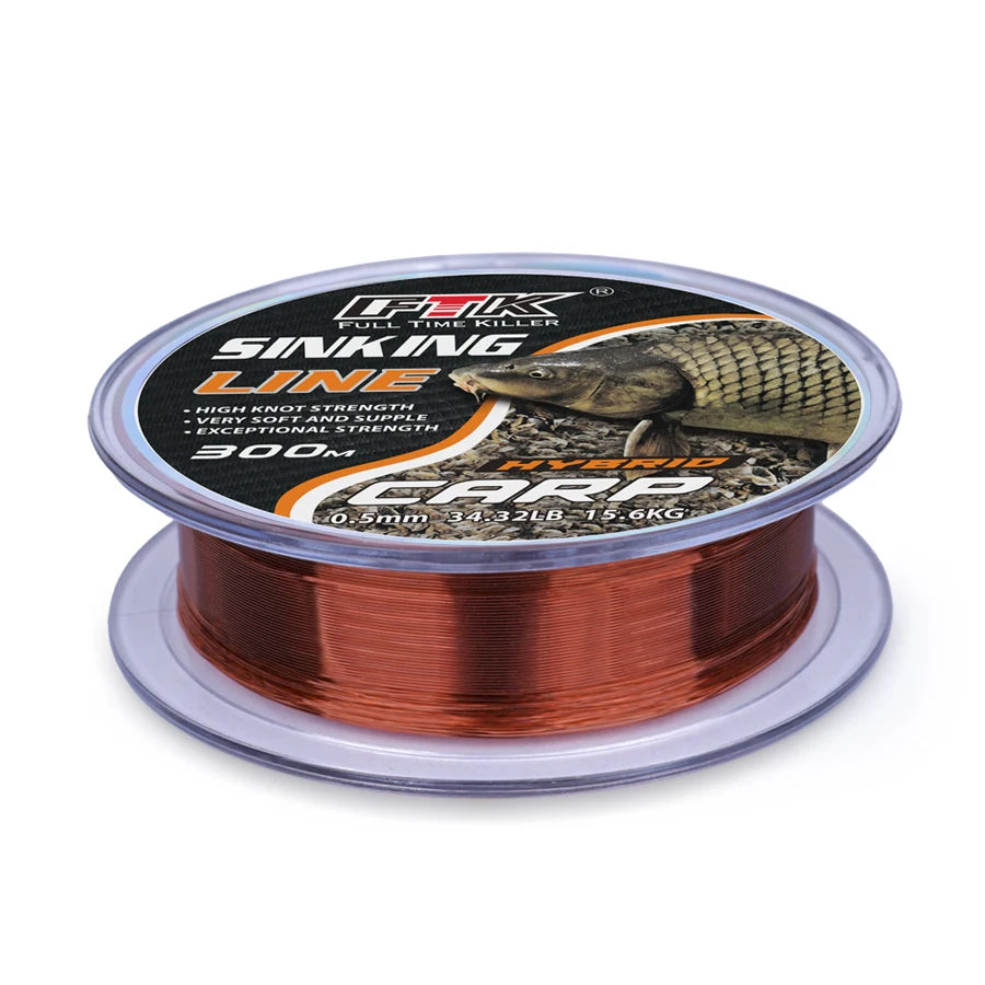 Línea de Pesca Recubierta de Fluorocarbono – 0,14–0,50 mm