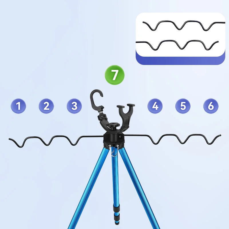 Soporte Telescópico para Caña de Pescar