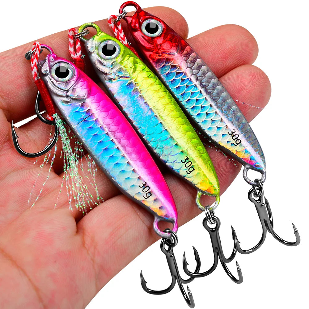 Jig Metálico Slow Jigging – 7–30 g