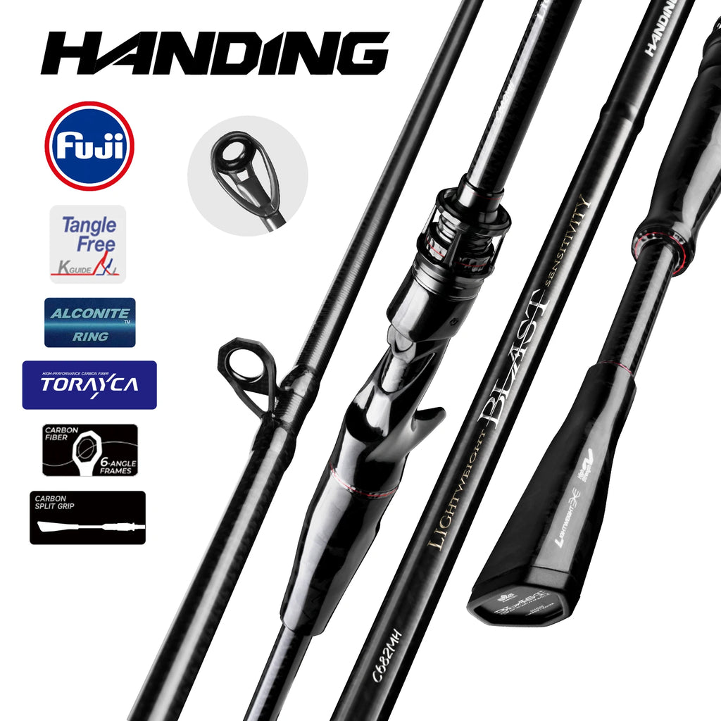 HANDING Blast – Caña Spinning/Casting T1100 Fuji
