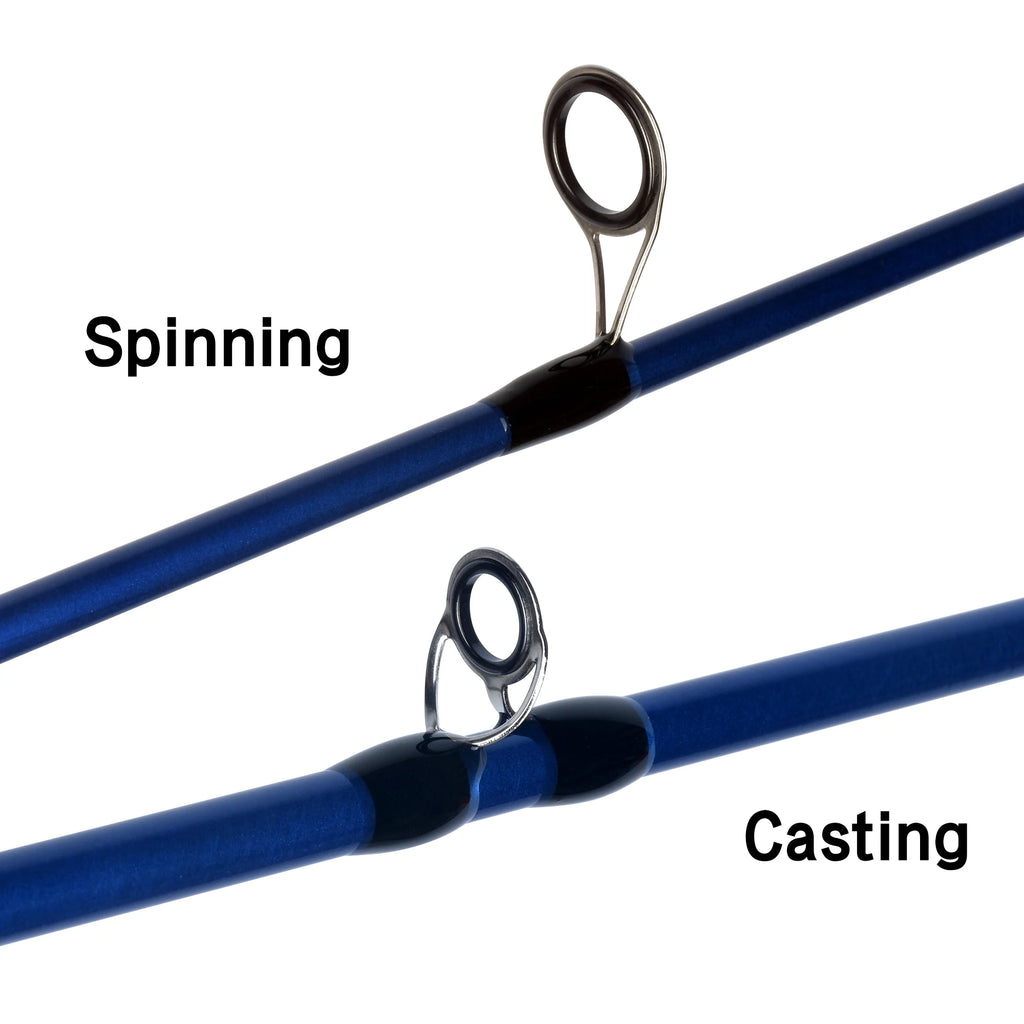 BIUTIFU Mini – Caña Travel Spinning/Baitcasting 1,8–2,1 m