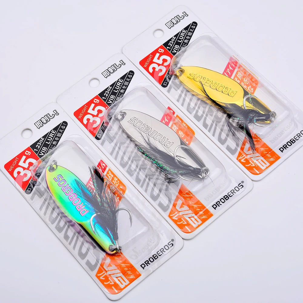 Cuchara Oscilante de Lanzamiento Largo – Pack 3 uds.