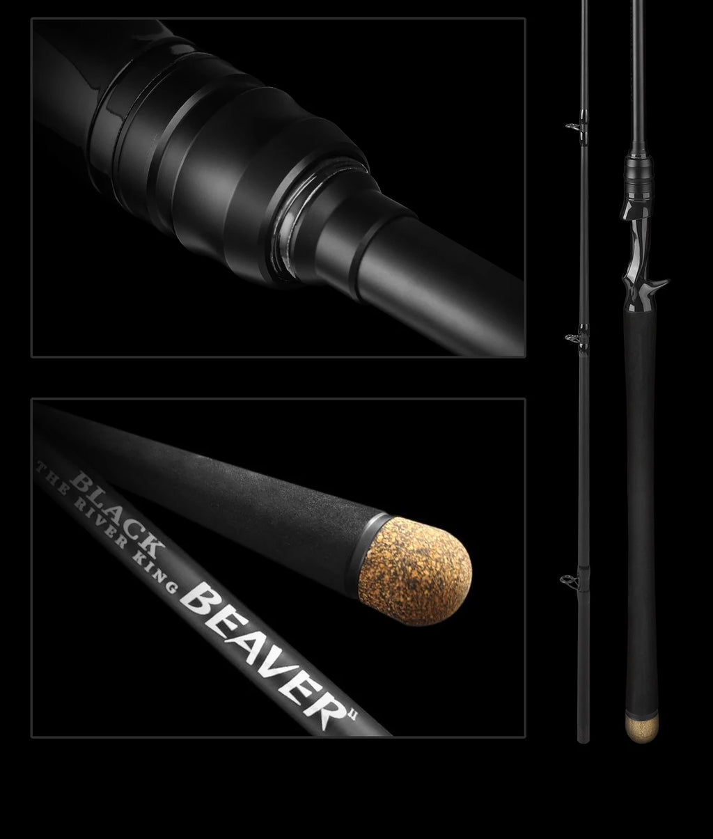 HANDING Black Beaver II – Caña Casting Fuji