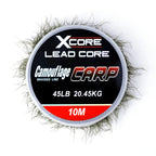 Línea Leadcore Camuflaje para Carpfishing – 10 m / 45–55 lb