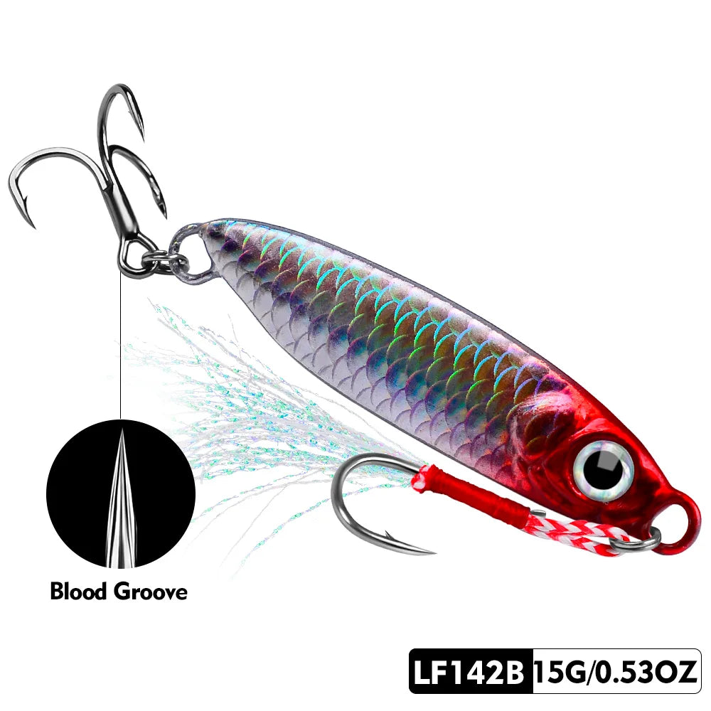 Jig Metálico Slow Jigging – 7–30 g