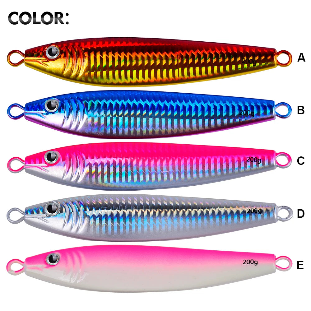 Jig Metálico Luminoso – 40–120 g